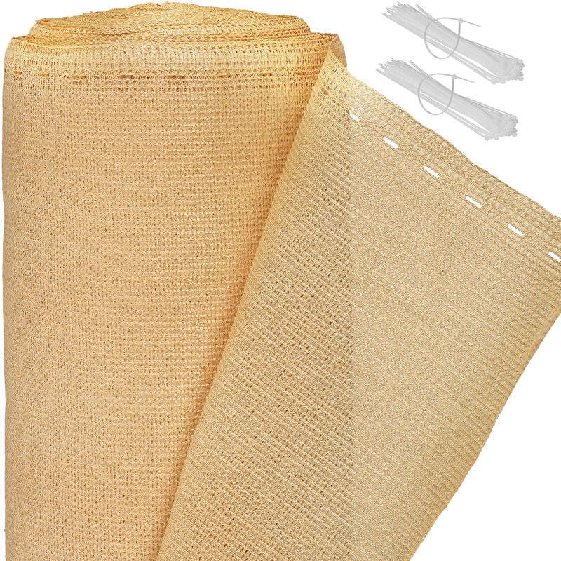 Malla Ocultación, 1 x 30 m, Protección Vallas, Jardín, Anti-UV, HDPE, Resiste Intemperie, Privacidad, Beige
Malla Ocultación, 1 x 30 m, Protección Vallas, Jardín, Anti-UV, HDPE, Resiste Intemperie, Privacidad, Beige