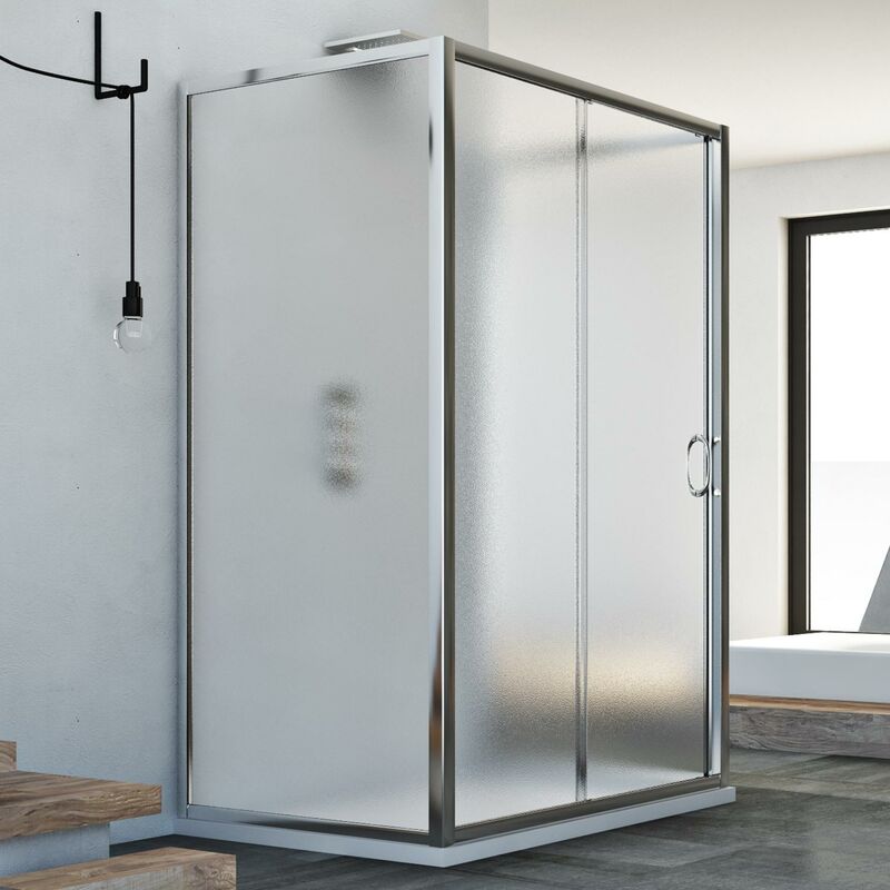 Mampara de ducha 3 lados deslizante vidrio impreso h 185 mod. Replay Trio 1 Hoja 80x140x80 cm
Mampara de ducha 3 lados deslizante vidrio impreso h 185 mod. Replay Trio 1 Hoja 80x140x80 cm