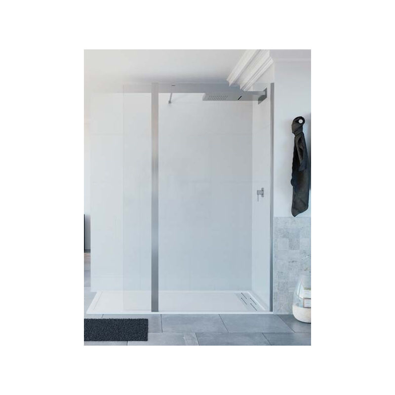 Mampara de ducha de 1 hoja fija + 1 abatible - Cristal 6 mm con ANTICAL INCLUIDO - Modelo TELLA Medida (90+40 cm) - CRISTAL DECORADO 21
Mampara de ducha de 1 hoja fija + 1 abatible - Cristal 6 mm con ANTICAL INCLUIDO - Modelo TELLA Medida (90+40 cm) - CRISTAL DECORADO 21