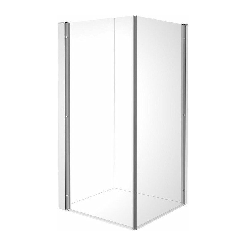 Mampara de ducha OPENSPACE B 900x900mm Vidrio transparente y espejo, montaje a la izquierda - Duravit
Mampara de ducha OPENSPACE B 900x900mm Vidrio transparente y espejo, montaje a la izquierda - Duravit