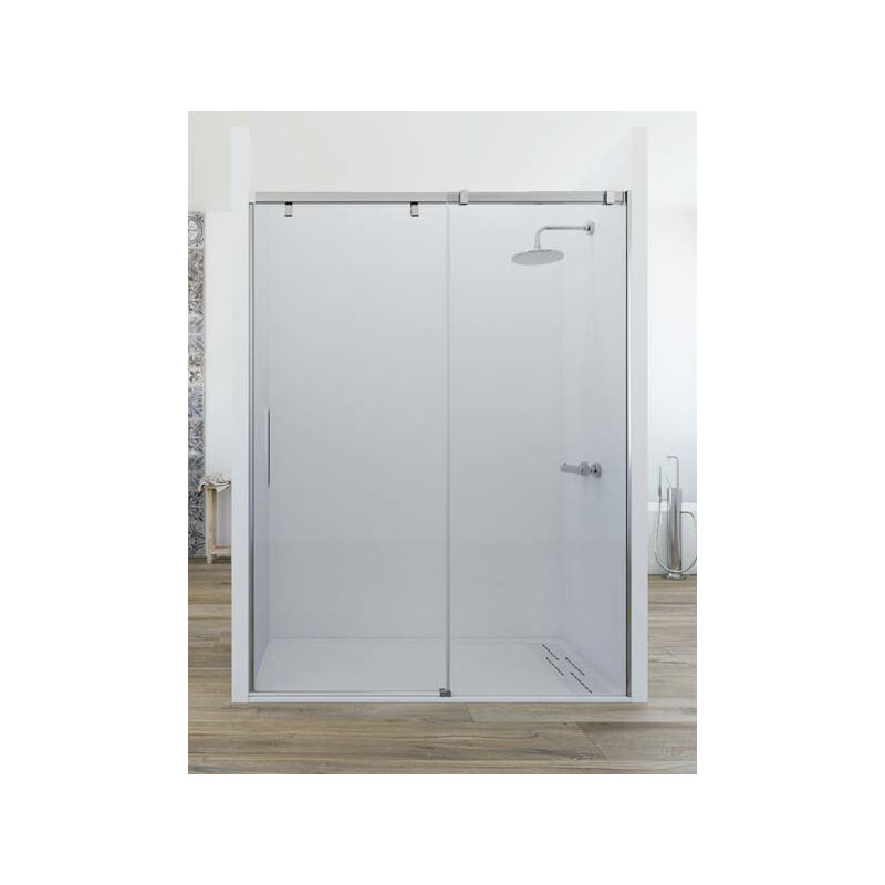 Mampara de ducha frontal de 1 hoja fija y 1 puerta corredera. - Cristal tratamiento ANTICAL INCLUIDO - Modelo MIRIEL Medida (171-180) - CRISTAL
Mampara de ducha frontal de 1 hoja fija y 1 puerta corredera. - Cristal tratamiento ANTICAL INCLUIDO - Modelo MIRIEL Medida (171-180) - CRISTAL