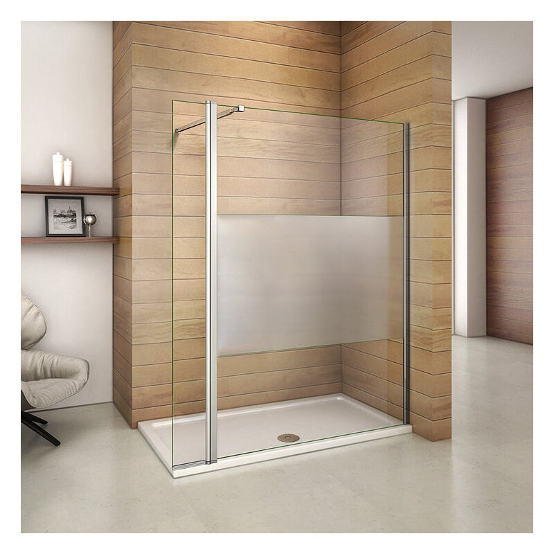 Mamparas de Ducha Panel Fijo 140cm con Lateral Abatible 40cm, Cristal Esmerilado Antical 8mm con Barra ajustable 73cm-120cm
Mamparas de Ducha Panel Fijo 140cm con Lateral Abatible 40cm, Cristal Esmerilado Antical 8mm con Barra ajustable 73cm-120cm
