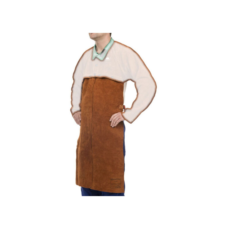 Mandil largo para soldador WELDAS en cuero serraje vacuno Steersotuff | 120 x 80 cm
Mandil largo para soldador WELDAS en cuero serraje vacuno Steersotuff | 120 x 80 cm