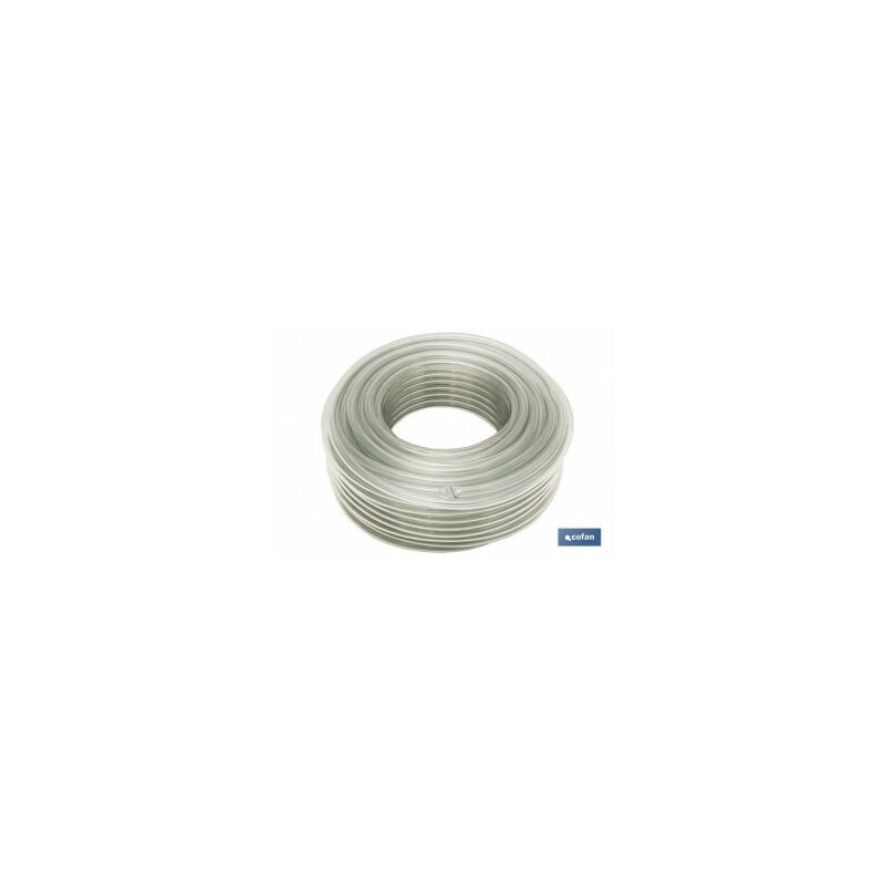 Manguera pvc monocapa cristal 30x38mm25m
