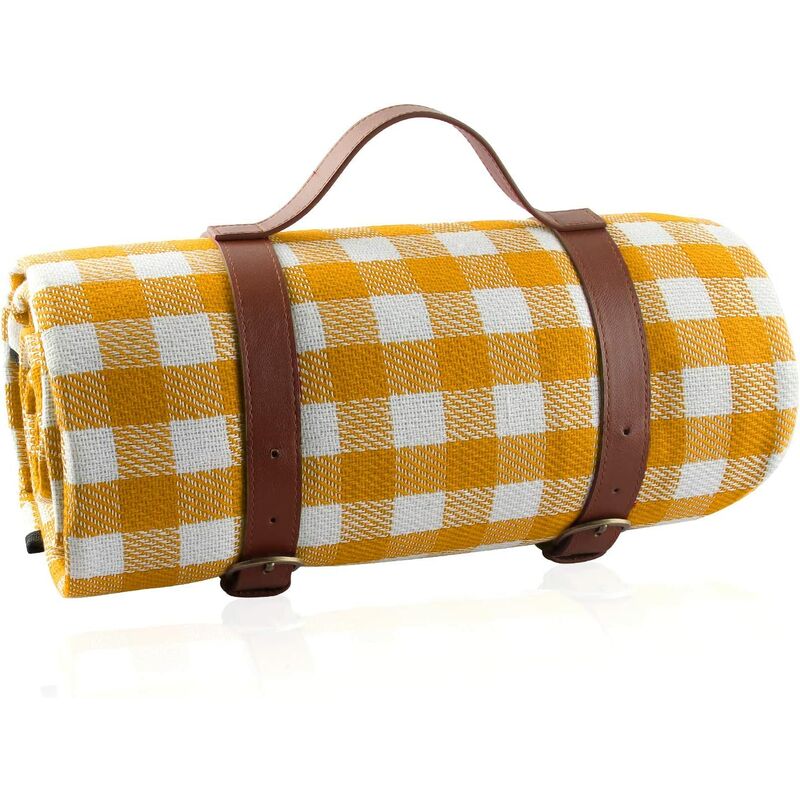 Manta de picnic, 150 x 200 cm, impermeable, portátil, manta de picnic, esterilla de playa plegable con asa, para jardín, camping y playa (amarillo y
Manta de picnic, 150 x 200 cm, impermeable, portátil, manta de picnic, esterilla de playa plegable con asa, para jardín, camping y playa (amarillo y