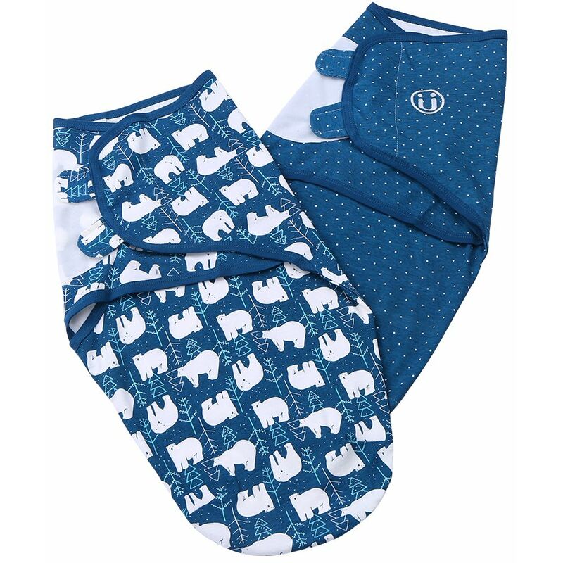 Manta envolvente para bebe, paquete de 2 mantas de algodon suave con diseno de dibujos animados ajustables para dormir para bebes (grandes de 5 a 7
Manta envolvente para bebe, paquete de 2 mantas de algodon suave con diseno de dibujos animados ajustables para dormir para bebes (grandes de 5 a 7