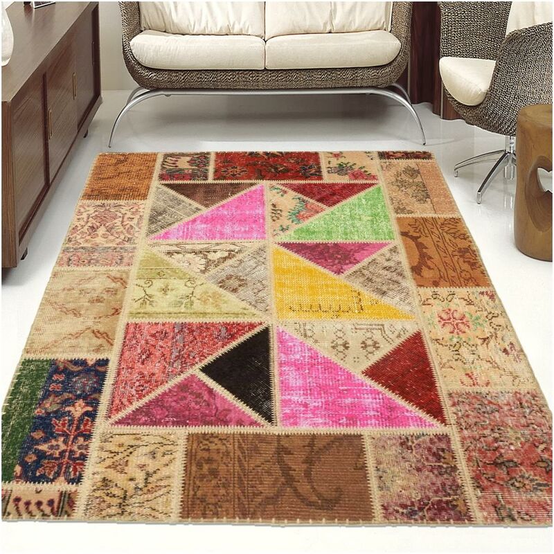 manta moderno diseño de 80x150 cm rectangular FM SCANDATRI PATCHWORK 1A2T Multi anudadas a mano de habitaciones - Multicolore
manta moderno diseño de 80x150 cm rectangular FM SCANDATRI PATCHWORK 1A2T Multi anudadas a mano de habitaciones - Multicolore