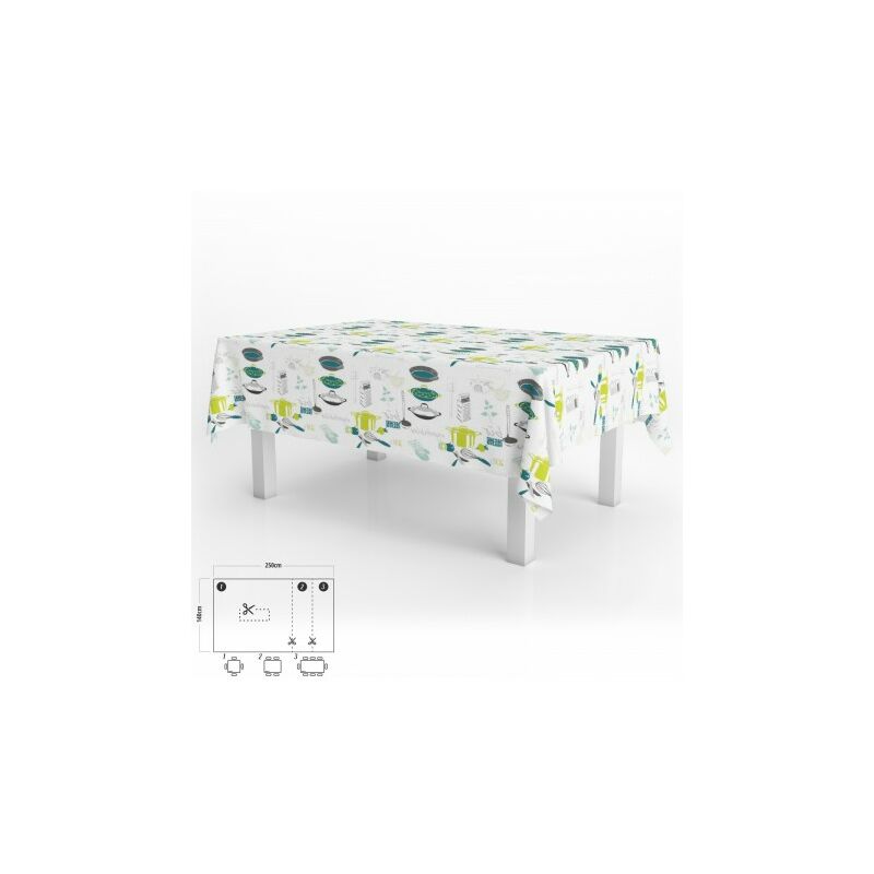 Mantel hule accesorios cocina impermeable antimanchas pvc 140x250 cm. recortable uso interior y exterior
Mantel hule accesorios cocina impermeable antimanchas pvc 140x250 cm. recortable uso interior y exterior
