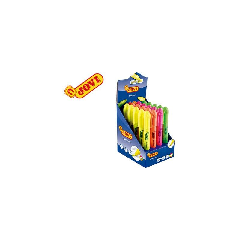Genérica - Jovi marcador fluorescente jovi!neon de gel en stick 140mm colores expositor -20u-
Genérica - Jovi marcador fluorescente jovi!neon de gel en stick 140mm colores expositor -20u-