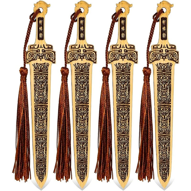 Marcadores de bambú natural hechos a mano de 4 piezas con borlas, marcadores únicos, marcadores de estilo vintage, marcadores de estilo espada
Marcadores de bambú natural hechos a mano de 4 piezas con borlas, marcadores únicos, marcadores de estilo vintage, marcadores de estilo espada