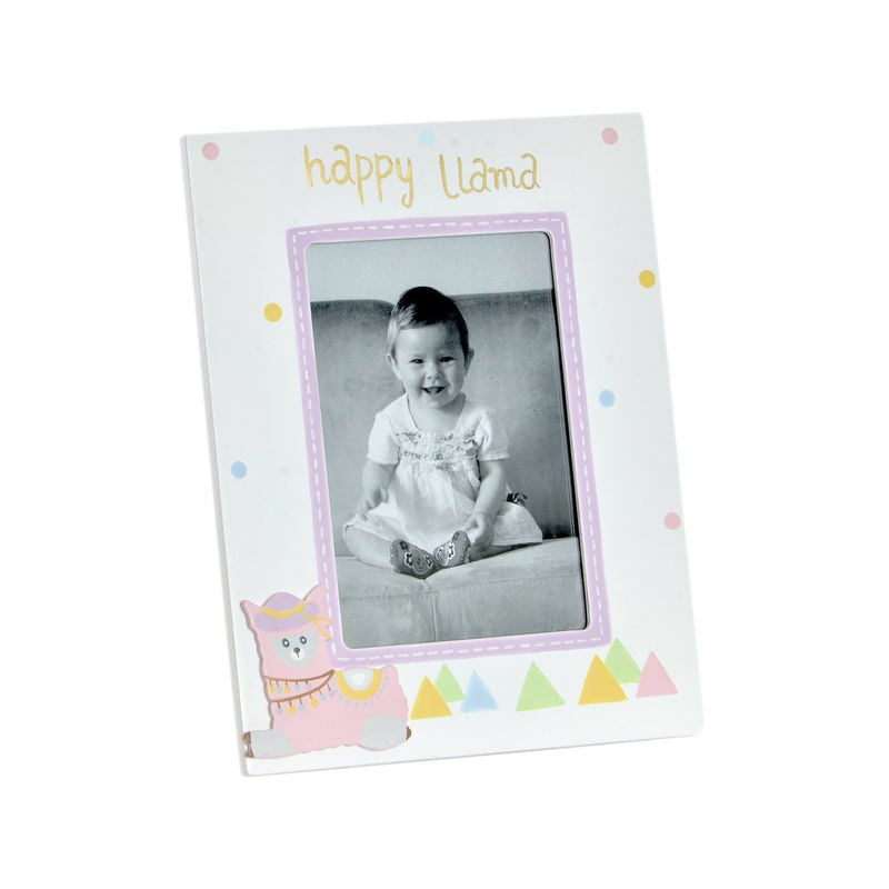 Marco de Fotos DKD Home Decor Madera MDF Llama (17 x 1.5 x 22 cm)