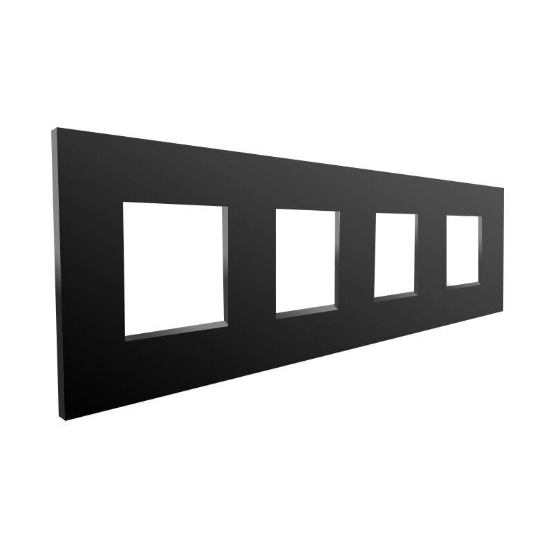 Marco de PC Empotrable Negro para 4 Módulos Serie Modern Negro - Iluminashop
Marco de PC Empotrable Negro para 4 Módulos Serie Modern Negro - Iluminashop