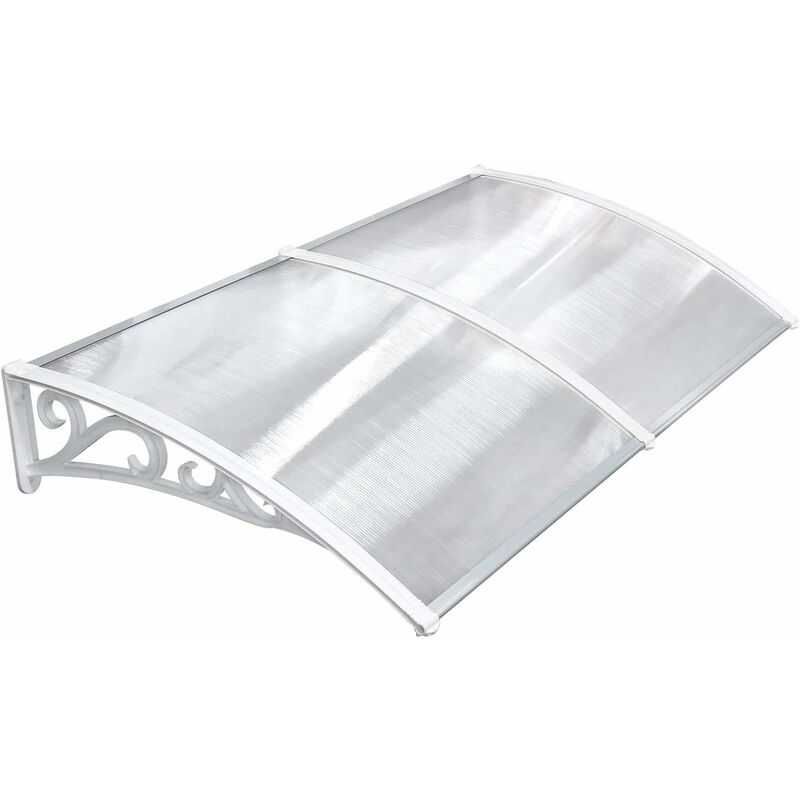Marquesina para Puertas y Ventanas Tejadillo de Protección Toldo Cubierta de Policarbonato en Jardín al Aire Libre Dosel de Techo (190 * 98.5cm,
Marquesina para Puertas y Ventanas Tejadillo de Protección Toldo Cubierta de Policarbonato en Jardín al Aire Libre Dosel de Techo (190 * 98.5cm,