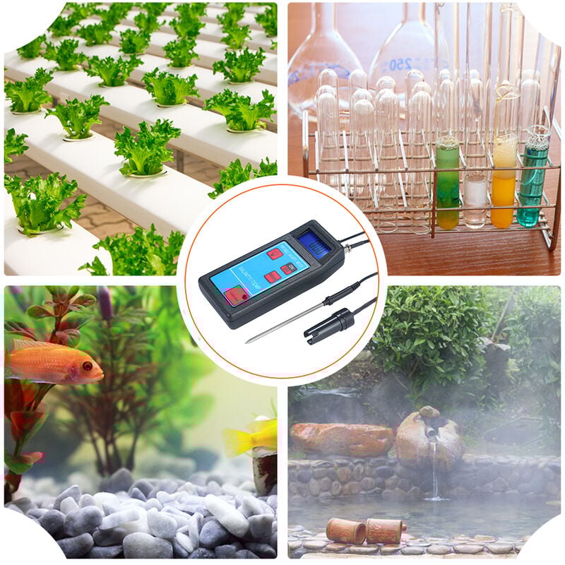 Medidor de temperatura del medidor de salinidad 2 en 1, refractometro de salinidad de agua de mar
Medidor de temperatura del medidor de salinidad 2 en 1, refractometro de salinidad de agua de mar
