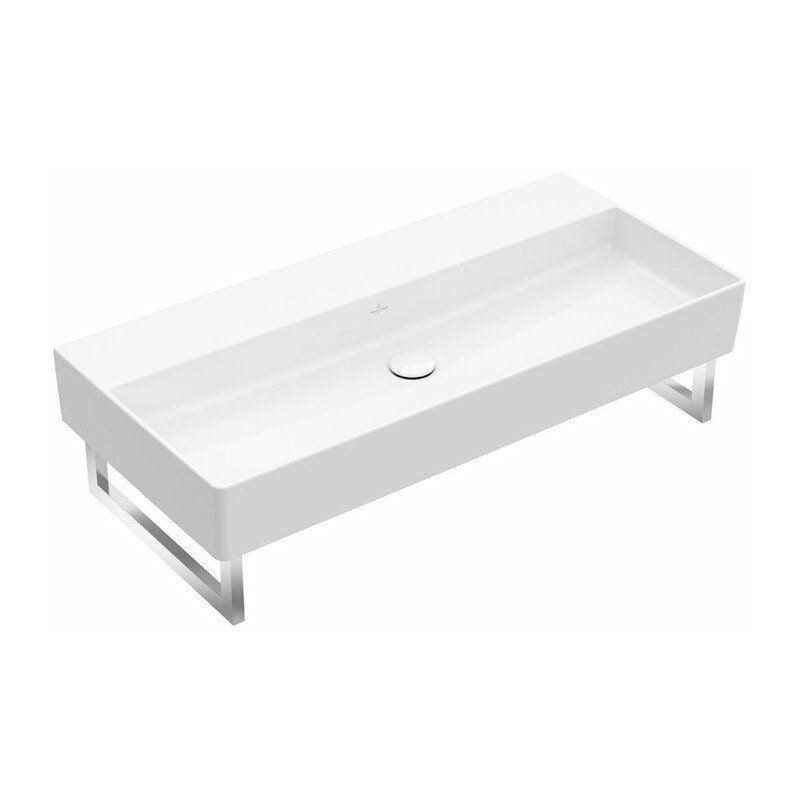 Villeroy&boch - Memento 2.0, Lavabos de pared, 1000 x 470 mm, Rectangular, para grifería de pared, sin orificio para grifería, sin rebosadero, Los
Villeroy&boch - Memento 2.0, Lavabos de pared, 1000 x 470 mm, Rectangular, para grifería de pared, sin orificio para grifería, sin rebosadero, Los