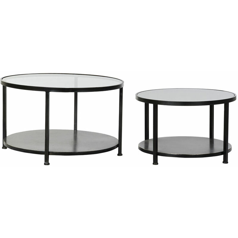 Mesa auxiliar DKD Home Decor Negro Metal Cristal (2 pcs) (75 x 75 x 45 cm) (60 x 60 x 38 cm)
Mesa auxiliar DKD Home Decor Negro Metal Cristal (2 pcs) (75 x 75 x 45 cm) (60 x 60 x 38 cm)