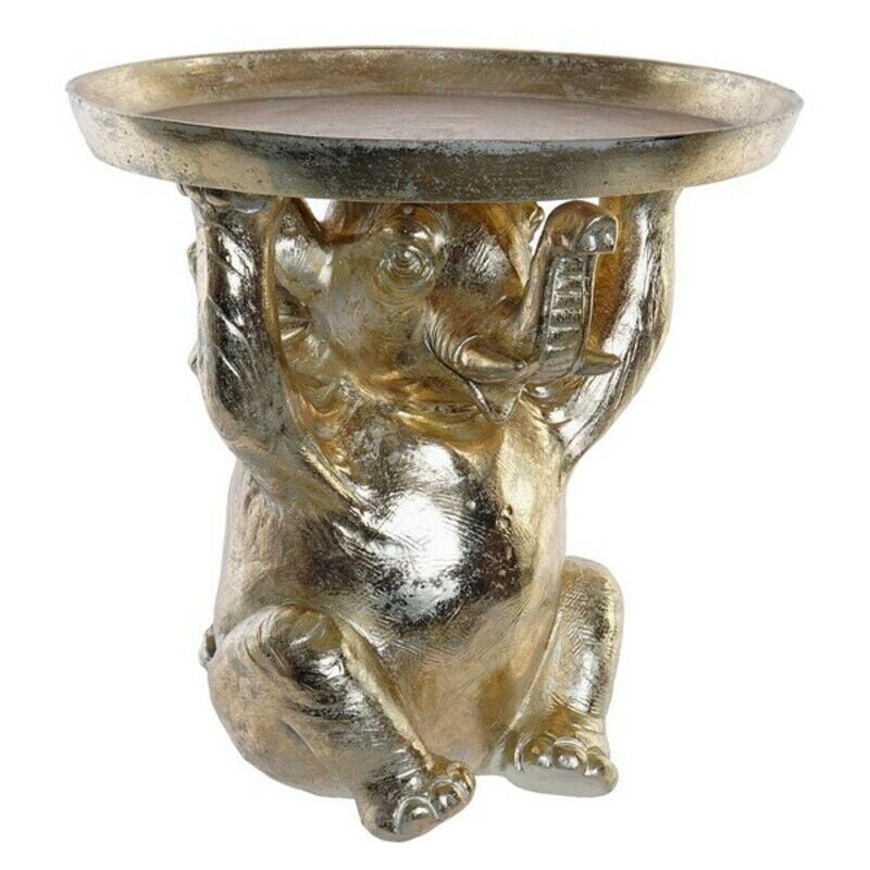 Mesa Auxiliar DKD Home Decor Resina (35 x 35 x 35 cm)
