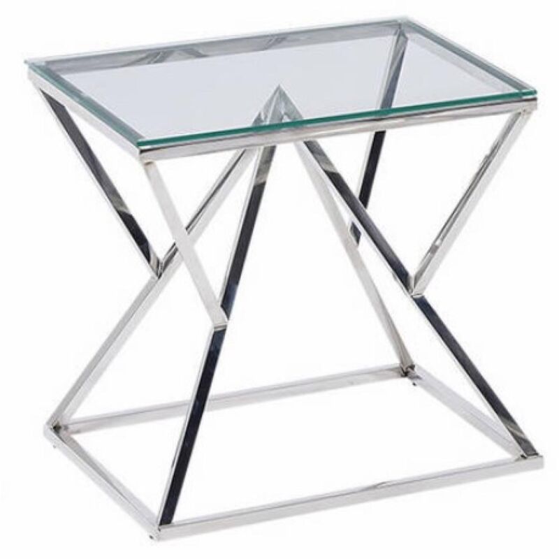 Mesa auxiliar Keops acabado acero 60 cm (alto) 60 cm (ancho) 50 cm (fondo) Color TRANSPARENTE
Mesa auxiliar Keops acabado acero 60 cm (alto) 60 cm (ancho) 50 cm (fondo) Color TRANSPARENTE