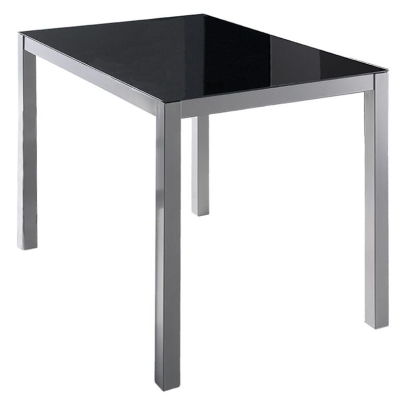 Mesa Cocina Negra Vidrio Cristal Salon Comedor Rectangular Moderna Patas Gris Fija 110x75x75
Mesa Cocina Negra Vidrio Cristal Salon Comedor Rectangular Moderna Patas Gris Fija 110x75x75