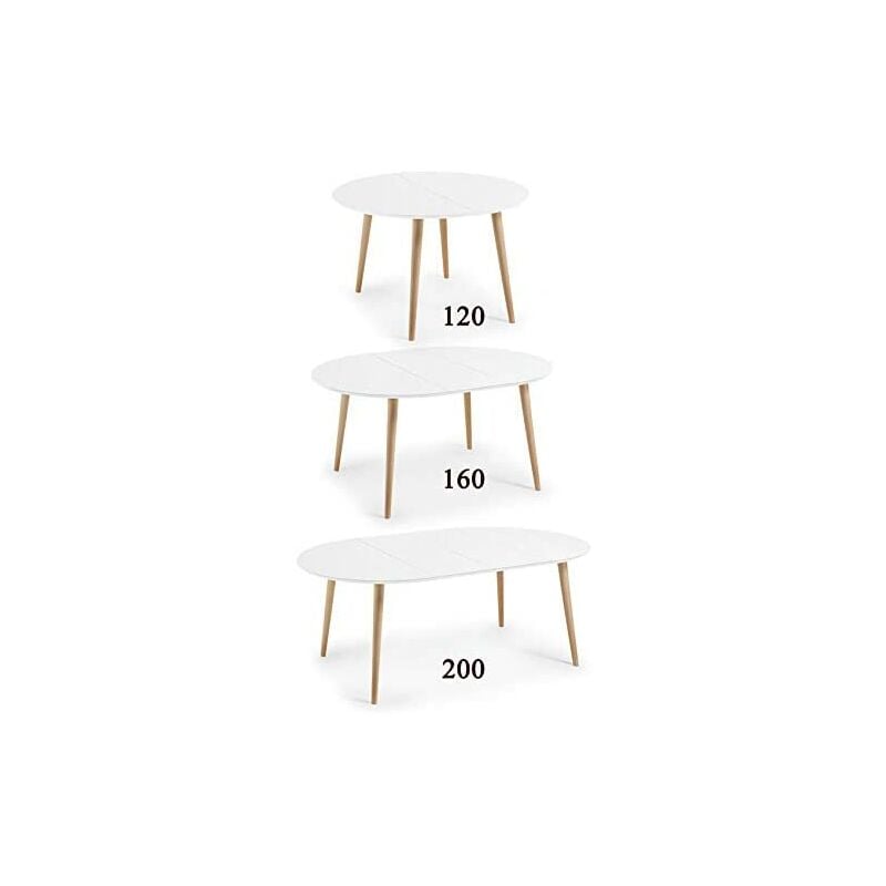 Mesa Comedor Extensible de 120 a (160 a 200) x 120 cm (3 Medidas en 1) cerrada diametro 120cm
Mesa Comedor Extensible de 120 a (160 a 200) x 120 cm (3 Medidas en 1) cerrada diametro 120cm