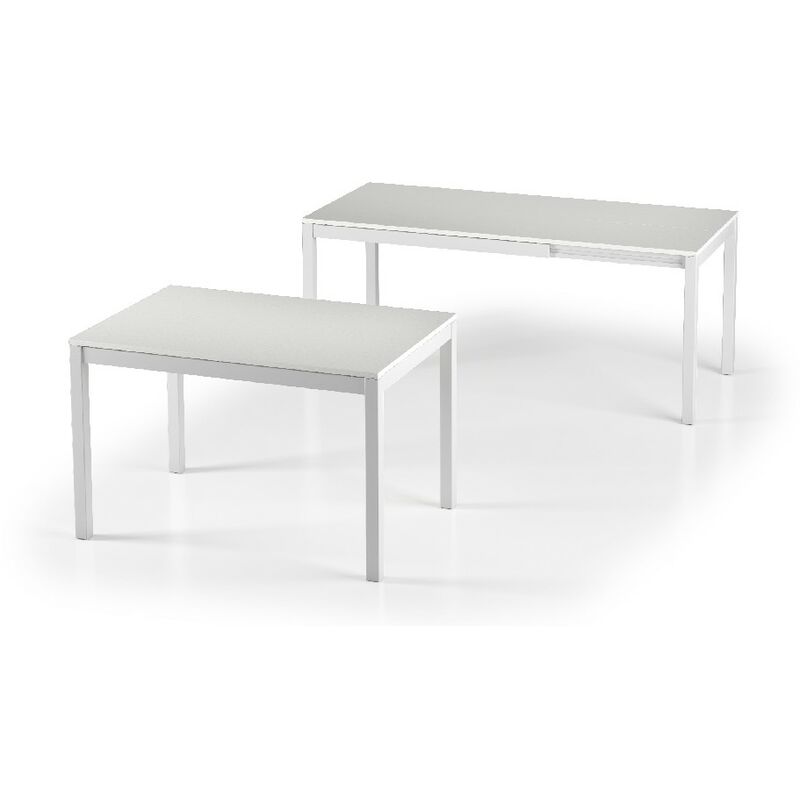 Mesa consola Long - Ahorrador de espacio, Multiuso, Extensible - para Salon, Comedor, Pasillo, Oficina - Blanco en Tablero de particulas de melamina,
Mesa consola Long - Ahorrador de espacio, Multiuso, Extensible - para Salon, Comedor, Pasillo, Oficina - Blanco en Tablero de particulas de melamina,