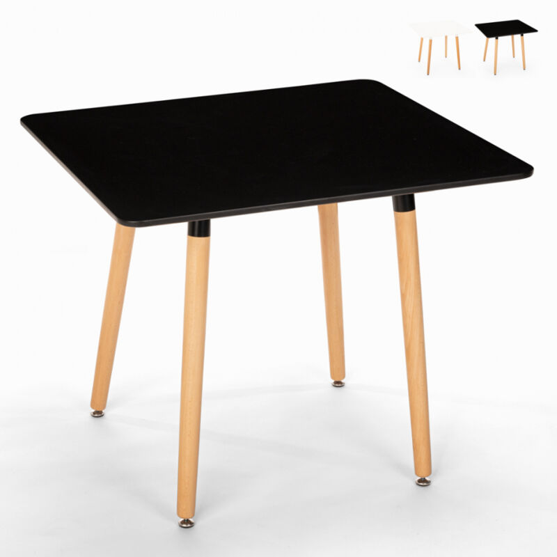 Mesa cuadrada 80x80 de madera diseño nórdico para cocina, bar y restaurante Fern | Color: Negro
Mesa cuadrada 80x80 de madera diseño nórdico para cocina, bar y restaurante Fern | Color: Negro