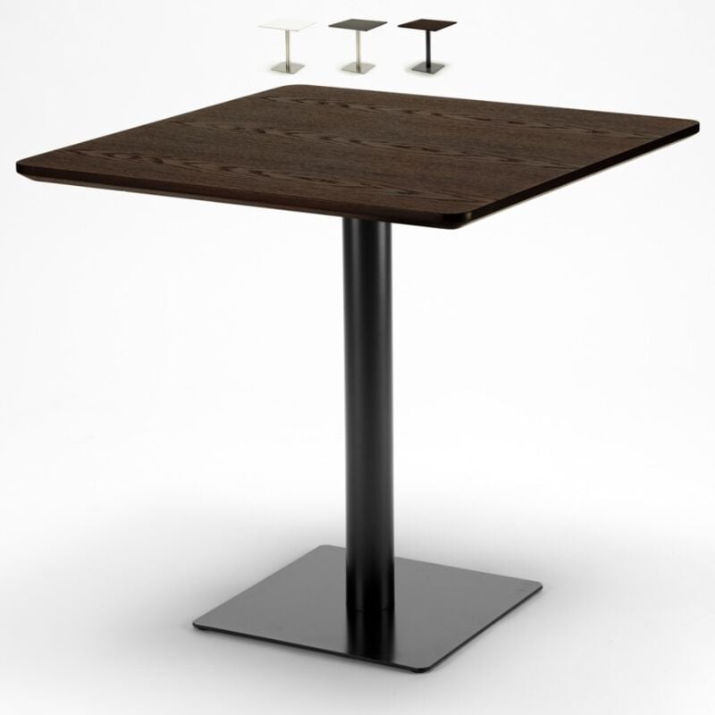 Ahd Amazing Home Design - Mesa cuadrada 90 x 90 cm con soporte en el centro para bar café Horeca | Color: Marrón - Negro
Ahd Amazing Home Design - Mesa cuadrada 90 x 90 cm con soporte en el centro para bar café Horeca | Color: Marrón - Negro
