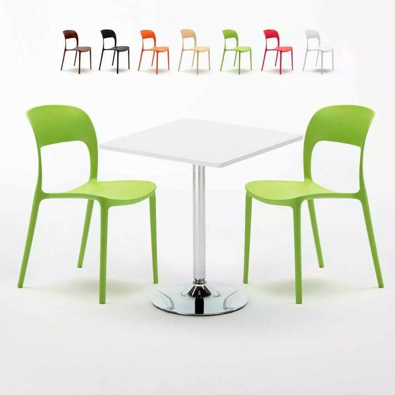 Mesa Cuadrada Blanca Con 2 Sillas De Colores Interior Bar Restaurant Cocktail | Verde
Mesa Cuadrada Blanca Con 2 Sillas De Colores Interior Bar Restaurant Cocktail | Verde