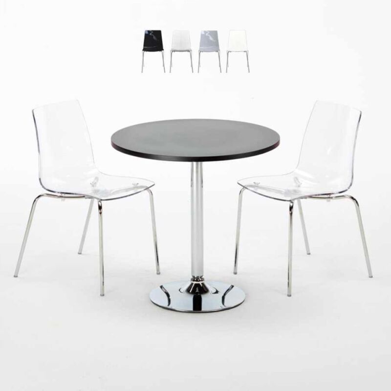 Grand Soleil - Mesa Redonda Negra 70x70 cm y 2 Sillas De Colores Lollipop Gold | Color: Transparente
Grand Soleil - Mesa Redonda Negra 70x70 cm y 2 Sillas De Colores Lollipop Gold | Color: Transparente
