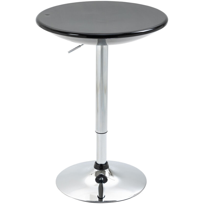 Mesa de Bar Regulable en Altura 360 Grados Giratorio con Base Redonda Mesa Alta de Acero Moderna para Cocina Comedor Cafetería 61x61x76-97 cm - Negro
Mesa de Bar Regulable en Altura 360 Grados Giratorio con Base Redonda Mesa Alta de Acero Moderna para Cocina Comedor Cafetería 61x61x76-97 cm - Negro