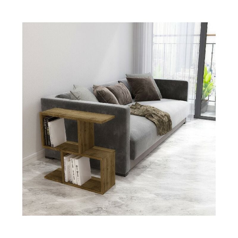 Mesa de cafe Ecrin - Bajo - con estantes - sala de estar, sofa - Nogal en Aglomerado de melamina, 60 x 20 x 59,4 cm
Mesa de cafe Ecrin - Bajo - con estantes - sala de estar, sofa - Nogal en Aglomerado de melamina, 60 x 20 x 59,4 cm
