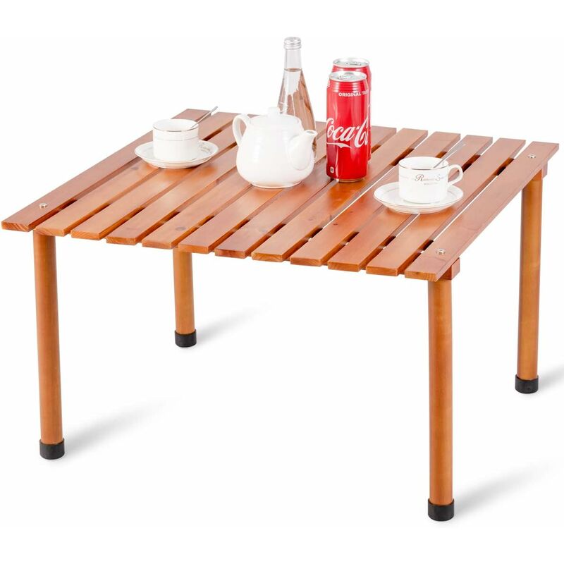Mesa de Camping Plegable de Madera Mesa de Picnic para Jardín Exterior Barbacoa Senderismo
Mesa de Camping Plegable de Madera Mesa de Picnic para Jardín Exterior Barbacoa Senderismo