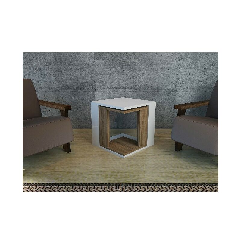 Mesa de centro cubica - Modular para ahorrar espacio - Salon, Sofa - Blanco, Madera de nogal, 40 x 40 x 40 cm
Mesa de centro cubica - Modular para ahorrar espacio - Salon, Sofa - Blanco, Madera de nogal, 40 x 40 x 40 cm