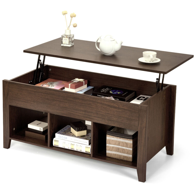 Mesa de Centro Elevable de Madera con Compartimiento 104,5x49,5x48,5 Centímetros Mesa de Café para Salón Jardín Patio
Mesa de Centro Elevable de Madera con Compartimiento 104,5x49,5x48,5 Centímetros Mesa de Café para Salón Jardín Patio