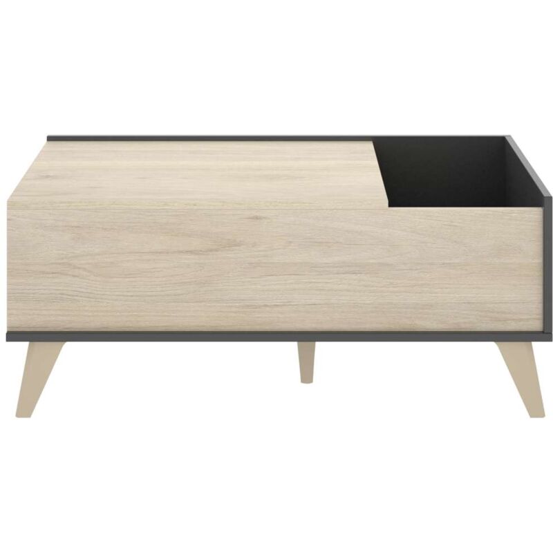 Mesa de centro elevable Cazalilla en acabado con varios colores 41 cm(alto)99 cm(ancho)60 cm(largo) Color NATURAL-GRAFITO
Mesa de centro elevable Cazalilla en acabado con varios colores 41 cm(alto)99 cm(ancho)60 cm(largo) Color NATURAL-GRAFITO