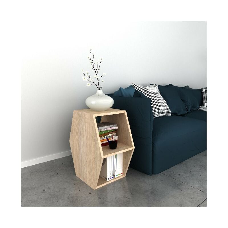 Mesa de Centro Gift Porta-revistas de libros - con estantes - de Salotto, Divano - Sonoma en Madera, 33,6 x 52 x 60 cm
Mesa de Centro Gift Porta-revistas de libros - con estantes - de Salotto, Divano - Sonoma en Madera, 33,6 x 52 x 60 cm