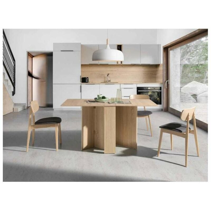 Mesa de cocina o comedor plegable en acabados en varios colores 75 cm(alto)22-86-150 cm(ancho)80 cm(largo) Color BLANCO
Mesa de cocina o comedor plegable en acabados en varios colores 75 cm(alto)22-86-150 cm(ancho)80 cm(largo) Color BLANCO