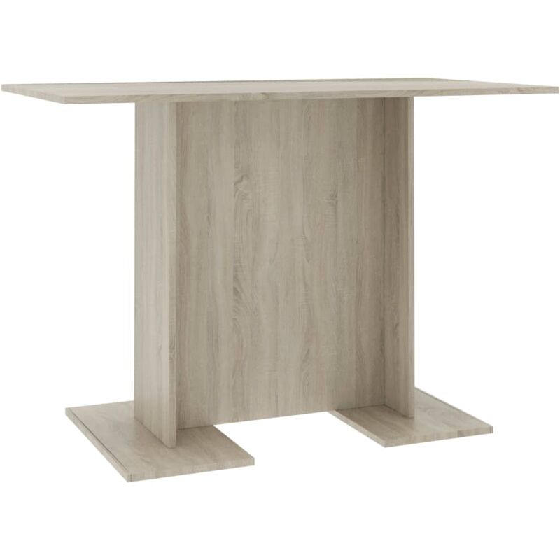 vidaXL Mesa de Comedor de Aglomerado 110x60x75 cm Color Roble Sonoma - Marrón
vidaXL Mesa de Comedor de Aglomerado 110x60x75 cm Color Roble Sonoma - Marrón