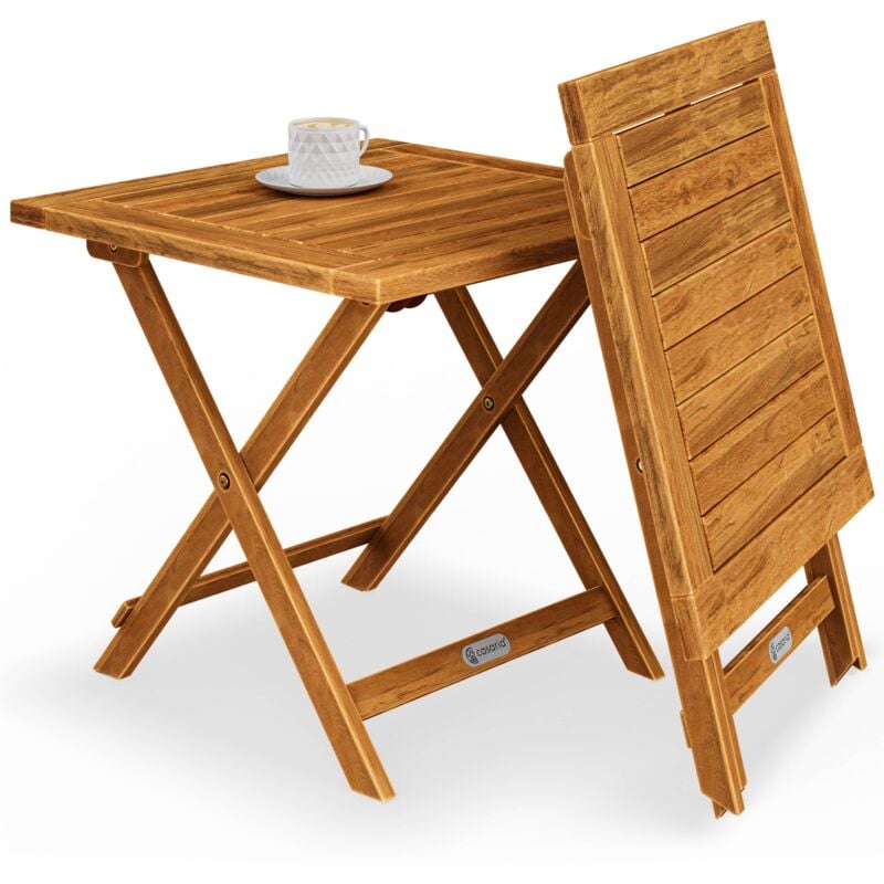 Mesa auxiliar de jardín madera de acacia Mesita de exterior plegable Mesa de centro 46x46cm - Deuba
Mesa auxiliar de jardín madera de acacia Mesita de exterior plegable Mesa de centro 46x46cm - Deuba