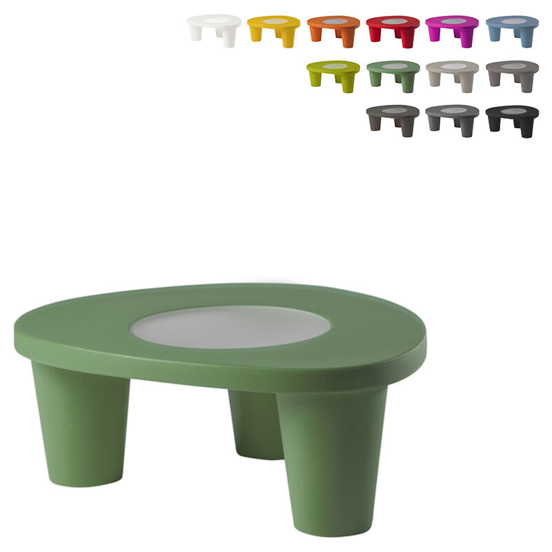 Mesa moderna de polietileno con tapa de cristal para jardín casa bar Low Lita Table | Verde Anís - Slide
Mesa moderna de polietileno con tapa de cristal para jardín casa bar Low Lita Table | Verde Anís - Slide