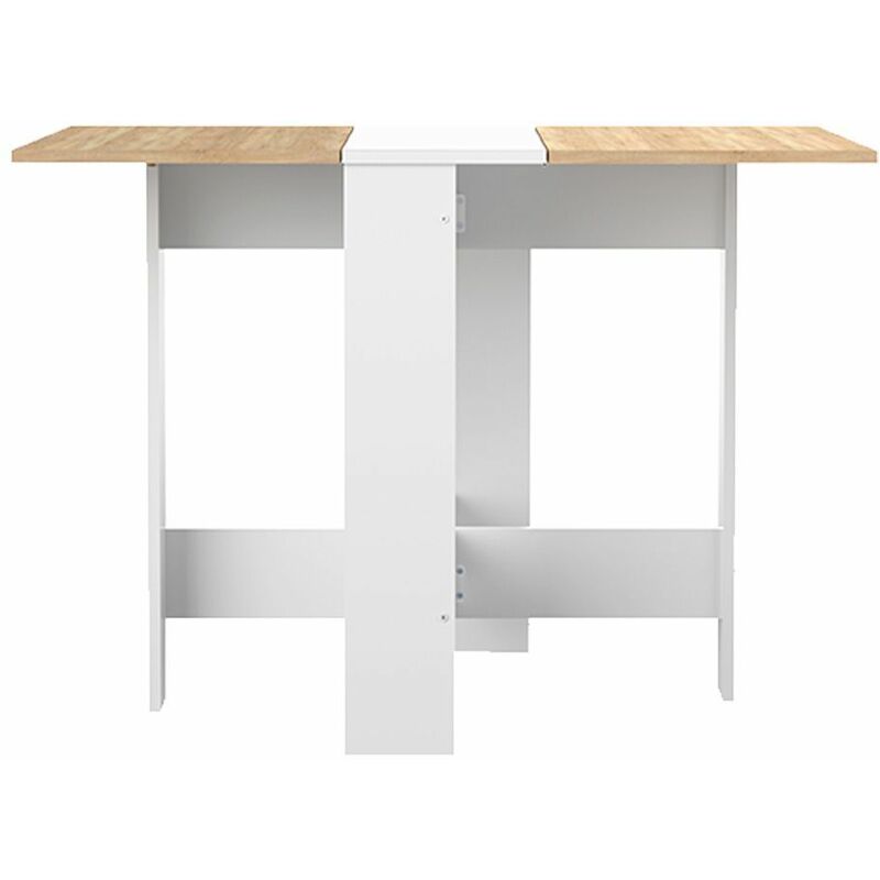 Mesa plegable PAPILLON blanco y roble natural, 103 x 76 x 73.4 - blanco y roble natural
Mesa plegable PAPILLON blanco y roble natural, 103 x 76 x 73.4 - blanco y roble natural