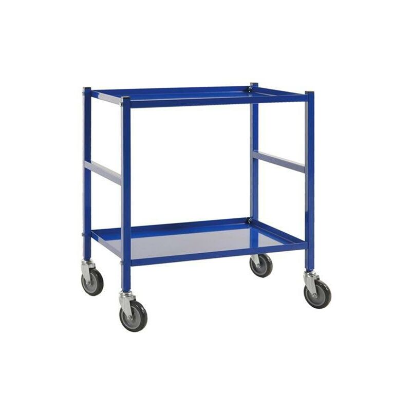 Kongamek - Mesa rodante con 2 estantes en color azul. Medidas 690 x 430 mm. Ruedas con freno
Kongamek - Mesa rodante con 2 estantes en color azul. Medidas 690 x 430 mm. Ruedas con freno