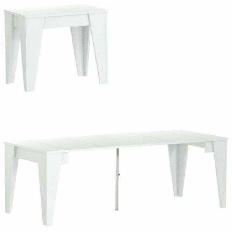 Mesa TM consola de comedor extensible hasta 239 cm, color blanco, Dimensiones cerrada: 90x53.6x74.6 cm de alto. - BLANCO
Mesa TM consola de comedor extensible hasta 239 cm, color blanco, Dimensiones cerrada: 90x53.6x74.6 cm de alto. - BLANCO