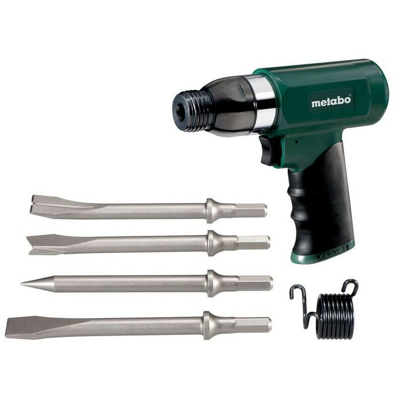 604115500 Set martillo cincelador neumático DMH 30 Set Demanda de aire 280 l:min Con maletín - Metabo
604115500 Set martillo cincelador neumático DMH 30 Set Demanda de aire 280 l:min Con maletín - Metabo