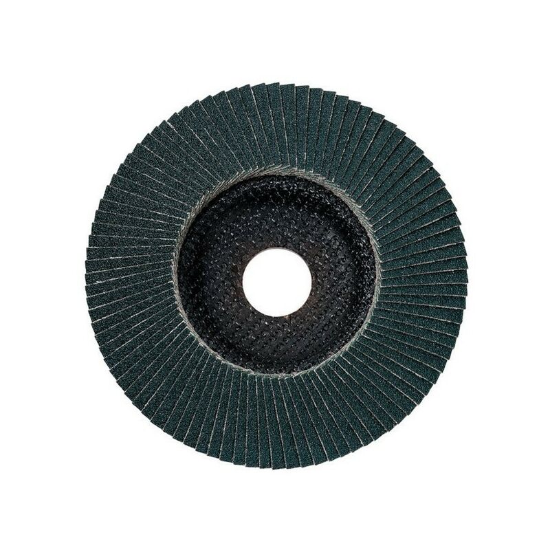 624276000 Disco abrasivo láminas Corindón Zr oblicuo para acero inox hierro fundido D178 mm Grano P120 (Envase 10 Ud) - Metabo
624276000 Disco abrasivo láminas Corindón Zr oblicuo para acero inox hierro fundido D178 mm Grano P120 (Envase 10 Ud) - Metabo