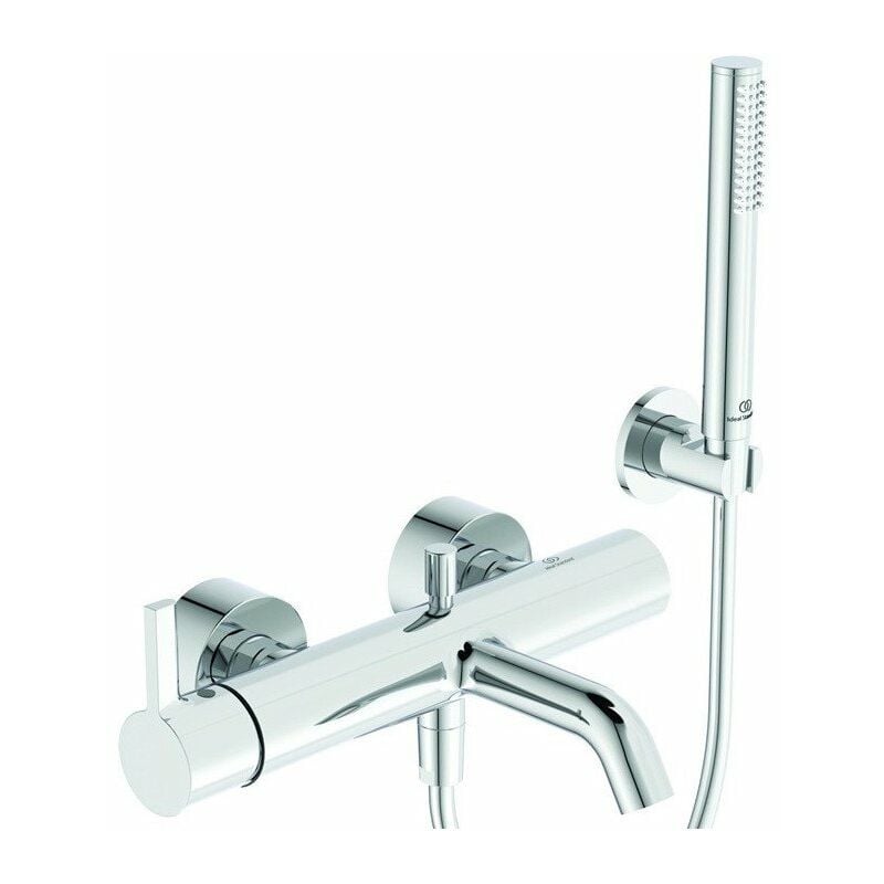 Ideal - Mezclador de baño JOY con ducha de mano, cromado, manguera de preparación y soporte de pared STANDARD
Ideal - Mezclador de baño JOY con ducha de mano, cromado, manguera de preparación y soporte de pared STANDARD