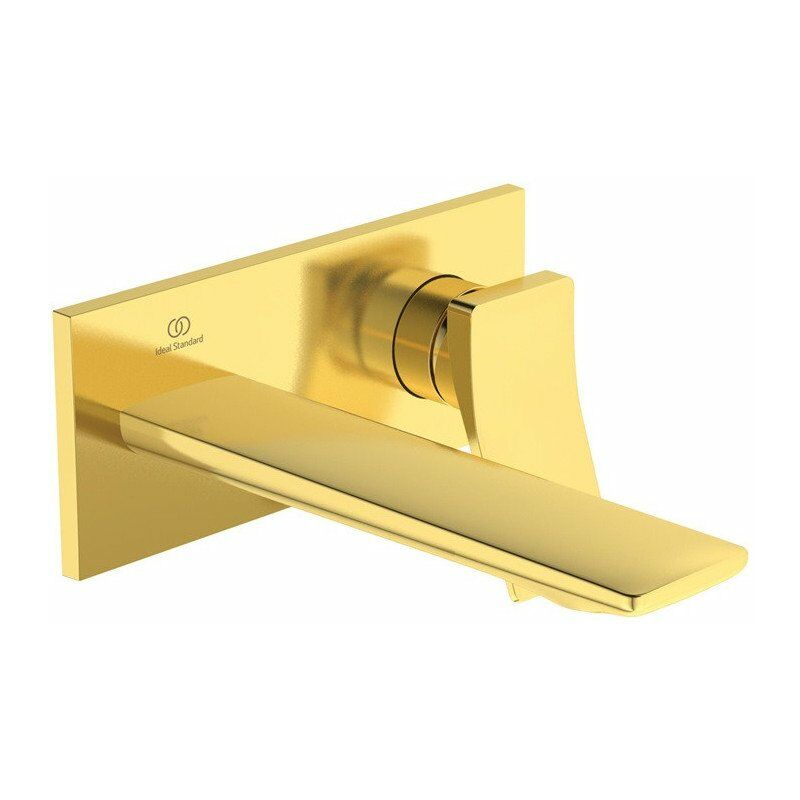 Ideal - Mezclador de lavabo de pared CHECK, saliente 180 mm, oro cepillado con roseta cuadrada, kit 2 STANDARD
Ideal - Mezclador de lavabo de pared CHECK, saliente 180 mm, oro cepillado con roseta cuadrada, kit 2 STANDARD