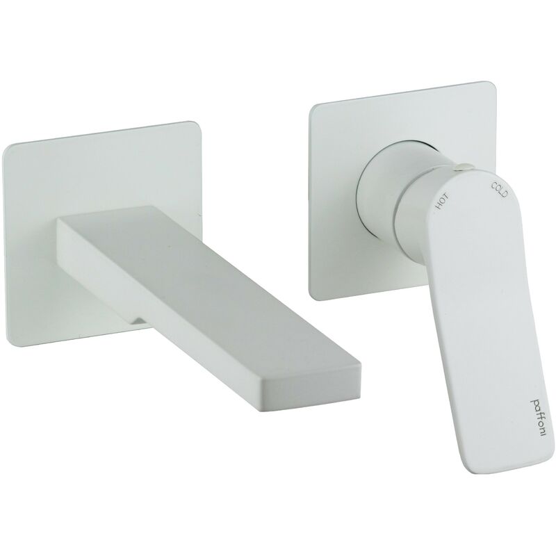 Mezclador de lavabo de pared con 2 placas de 70x70 mm Paffoni Tilt TI104..70-TI105..70-TI106..70 | Blanco mate - 150mm
Mezclador de lavabo de pared con 2 placas de 70x70 mm Paffoni Tilt TI104..70-TI105..70-TI106..70 | Blanco mate - 150mm