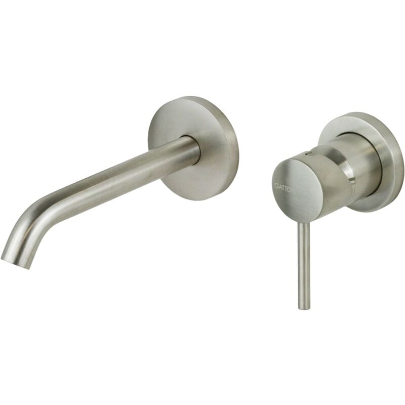 Mezclador de lavabo de pared en acero cepillado Gattoni Easy 2337/23NS | acero inoxidable cepillado
Mezclador de lavabo de pared en acero cepillado Gattoni Easy 2337/23NS | acero inoxidable cepillado