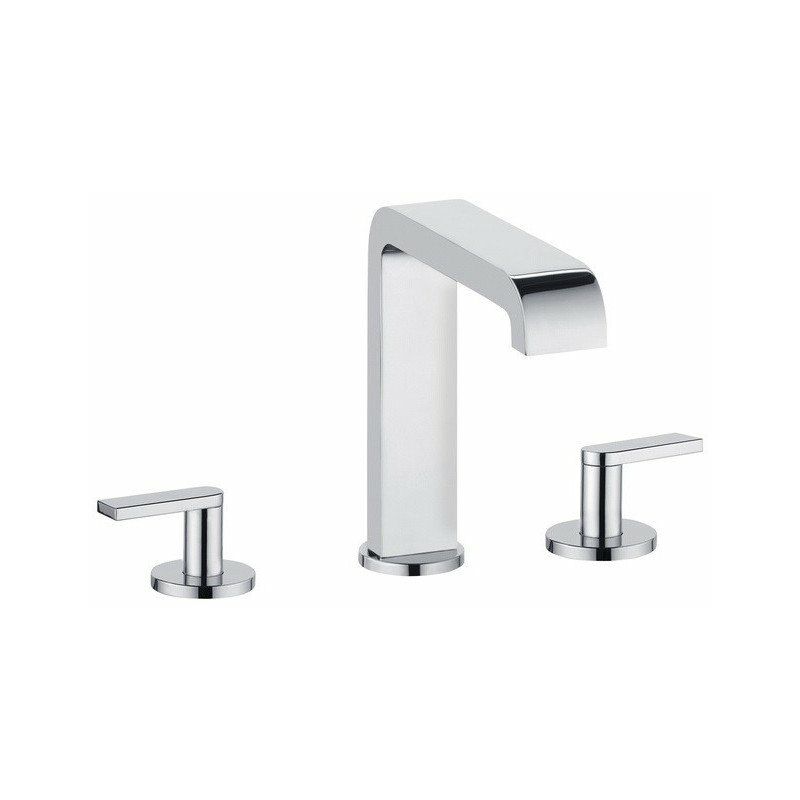 Keuco - Mezclador de lavabo de tres orificios EDITION 300140 Equipado con rosetas sin vaciador con tirador, cromado
Keuco - Mezclador de lavabo de tres orificios EDITION 300140 Equipado con rosetas sin vaciador con tirador, cromado